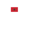 Drapeau africain - Maroc