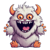 Fluffy monster