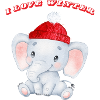 I love Winter, Elephant