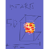 Kubische Flammengrafik