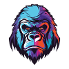 Gorilla Kopf
