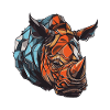 Rhinoceros Head