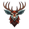 Tête de cerf