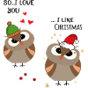 Hiboux de Noël