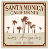 Santa Monica Retro Palm Trees