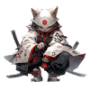 Samurai cat
