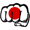 Japan Flag Hand Fist