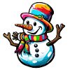 Snowman / Winter / Snow / Comic / Cold