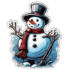 Snowman / Winter / Snow / Comic / Cold