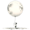 Child with Moon Balloon