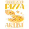 Handmade pizza making artist