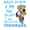 1979 Geburtstag Teddy funny old Teenager