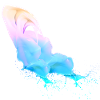 Spritzfarbe Aquarellfarbe