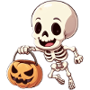 Halloween Happy Skeleton