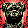 Pug Pop Art
