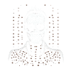 Genähtes Frankenmonster oder Zombie