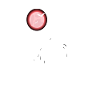 Sad Love- Skeleton Horror-Couple Red Moon