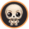 Halloween - Petit squelette mignon