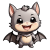 Halloween - cute bat