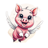Flying Piggy Happy