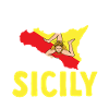 Sicile Drapeau Italie Sicile