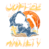 Coffee and anxiety | restlessness skull