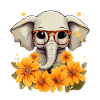 elefant sonnenblume