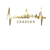 Dresden Skyline Heartbeat Dresden Heart Love Fan
