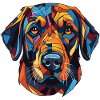 Labrador Dog Head