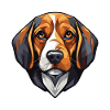 Beagle Dog Head