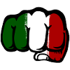 Italy Flag Hand Fist