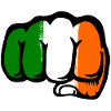 Ireland Flag Hand Fist