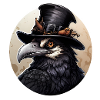 Bird with Hat Halloween