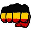 Germany Flag Hand Fist