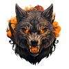 Wolf Autumn Halloween 3