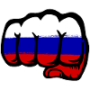 Russia Flag Hand Fist