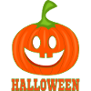 Funny pumpkin for Halloween