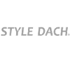 Style Dach mit Schriftzug