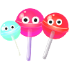 Lollipops, lollies, family, sweets