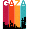 Retro Gaza under attack 2023