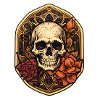 Skull Gothic Halloween