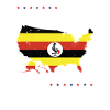 Ougandais American Patriot États-Unis cultivé