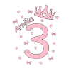 Amilia's third birthday