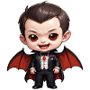 Halloween - Garçon vampire mignon