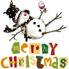 Funny snowman christmas design