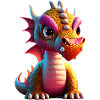 cute little baby dragon funny