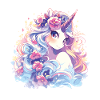 Fille Licorne