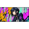 Anime Girl Graffiti