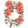Friedenszeichen mit Blumen