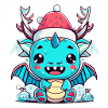 Dragon de Noël